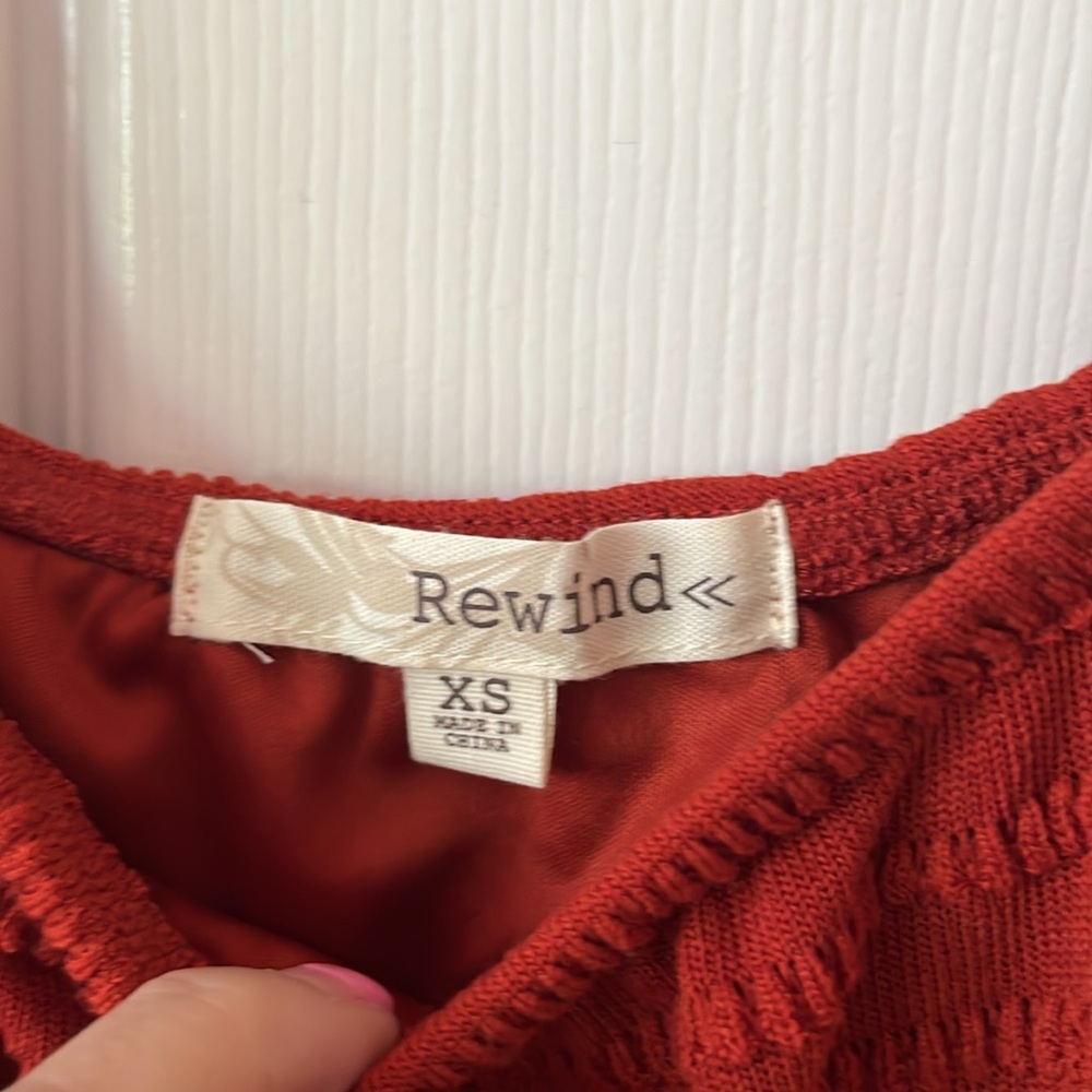 REWIND Rust Dress - Picture 2 of 9